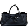 structured belted leather tote bag boogzel clothing