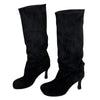 suede slouch knee high boots boogzel clothing