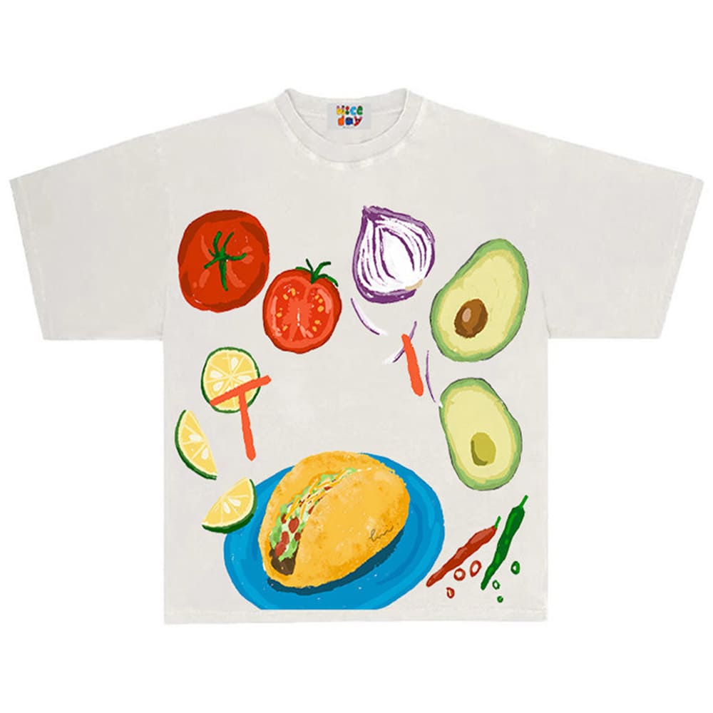 taco avocado graphic t-shirt boogzel clothing