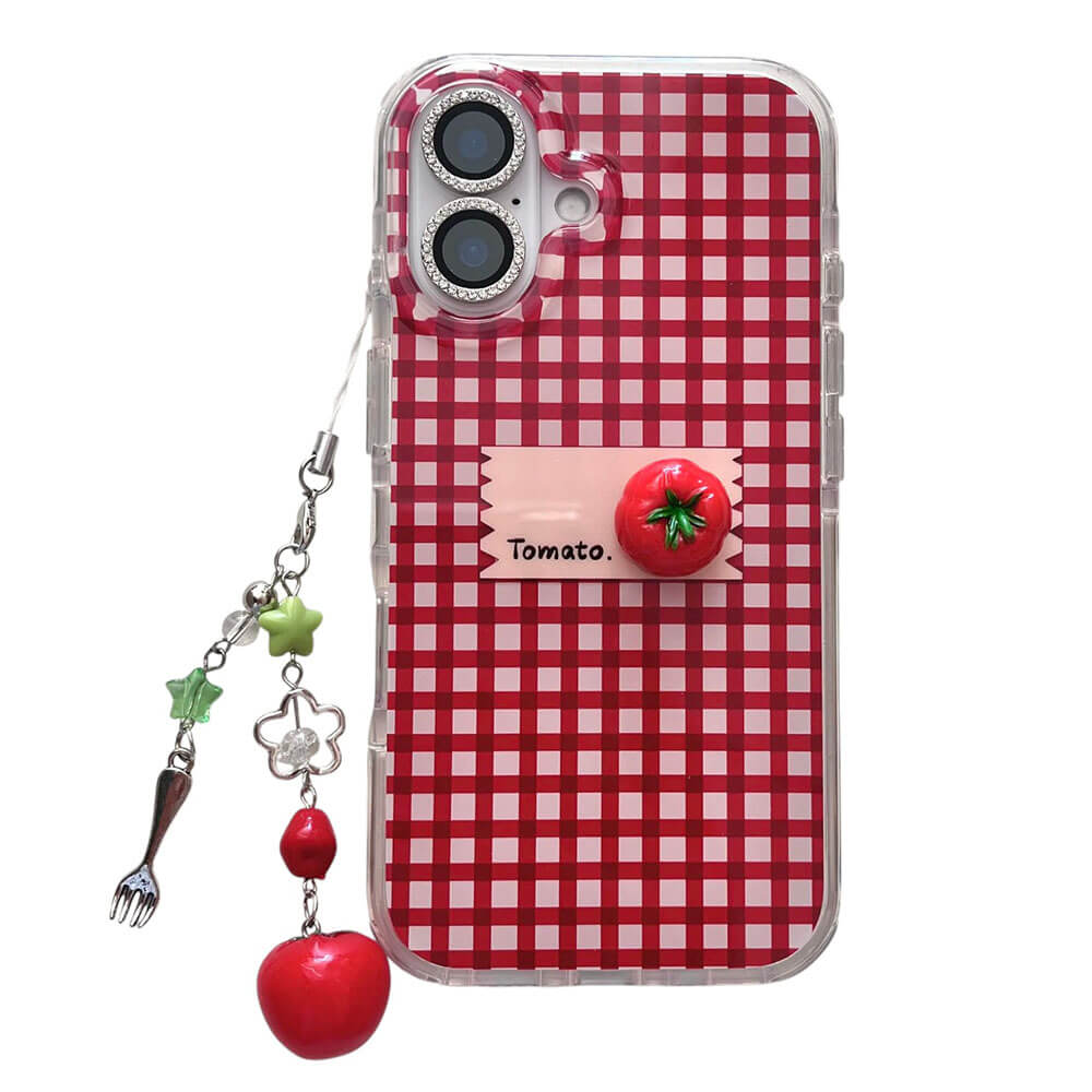 Tomato Checkered iPhone Case | AESTHETIC ACCESSORIES Boogzel Clothing Tomato Checkered iPhone Case | AESTHETIC ACCESSORIES Boogzel Clothing