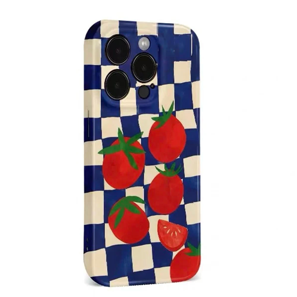 tomato checkered iphone case boogzel clothing