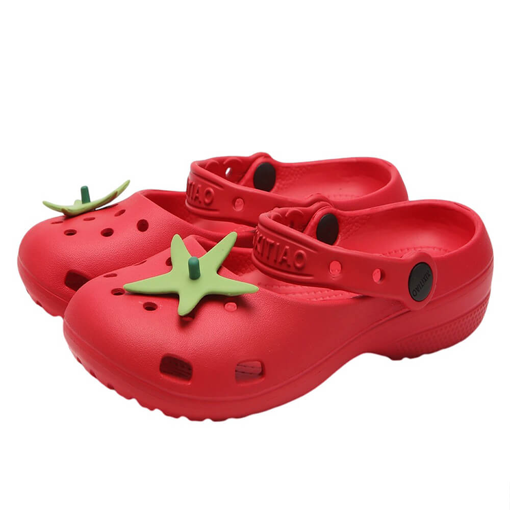 tomato shaped slippers boogzel clothing
