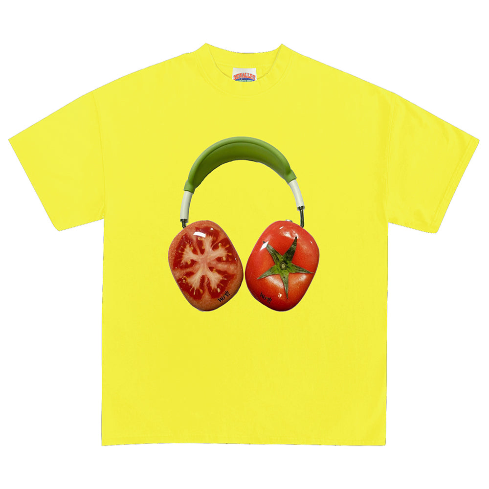 tomato headphones graphic t-shirt boogzel clothing