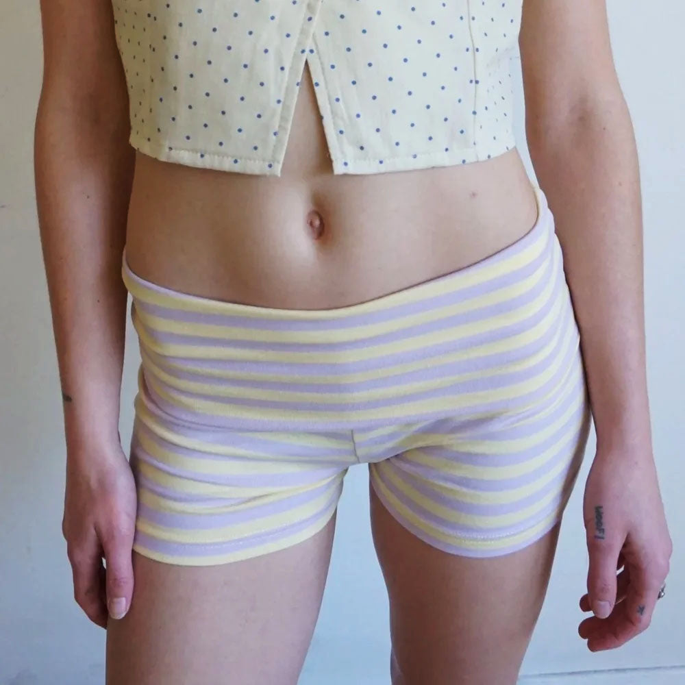 too smart stripe shorts boogzel clothing