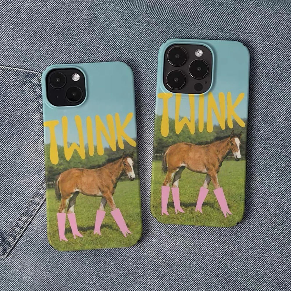 twink horse iphone case boogzel clothing