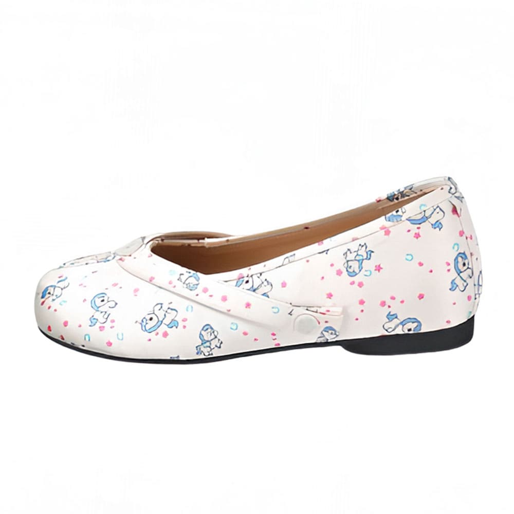 unicorn print tabi ballet flats boogzel clothing