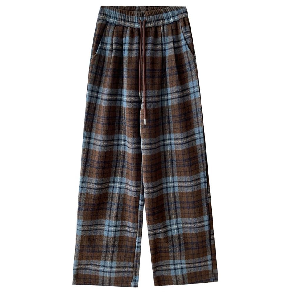 vintage plaid wide leg pants boogzel clothing