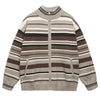vintage zip up striped sweater boogzel clothing