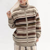 vintage zip up striped sweater boogzel clothing
