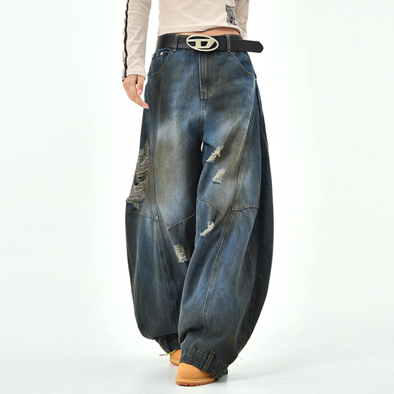 vintage distressed baggy jeans boogzel clothing