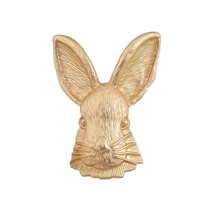 vintage gold rabbit brooch boogzel clothing