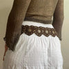 vintage heart brown suede belt boogzel clothing
