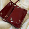 vintage red lacquered bag boogzel clothing