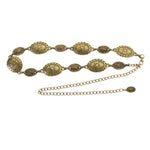 vintage style medallion chain belt boogzel clothing