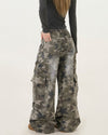 vintage style star print jeans boogzel clothing