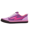 violet lightning low top sneakers boogzel clothing
