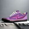 violet lightning low top sneakers boogzel clothing