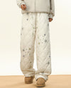 warm quilted snowflake pants boogzel clothing