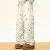 warm quilted snowflake pants boogzel clothing