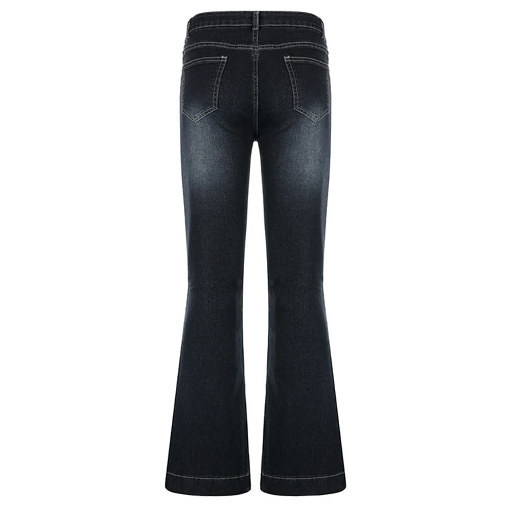wash skinny flare jeans boogzel clothing