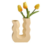 Danish Pastel Wave Flower Vase boogzel