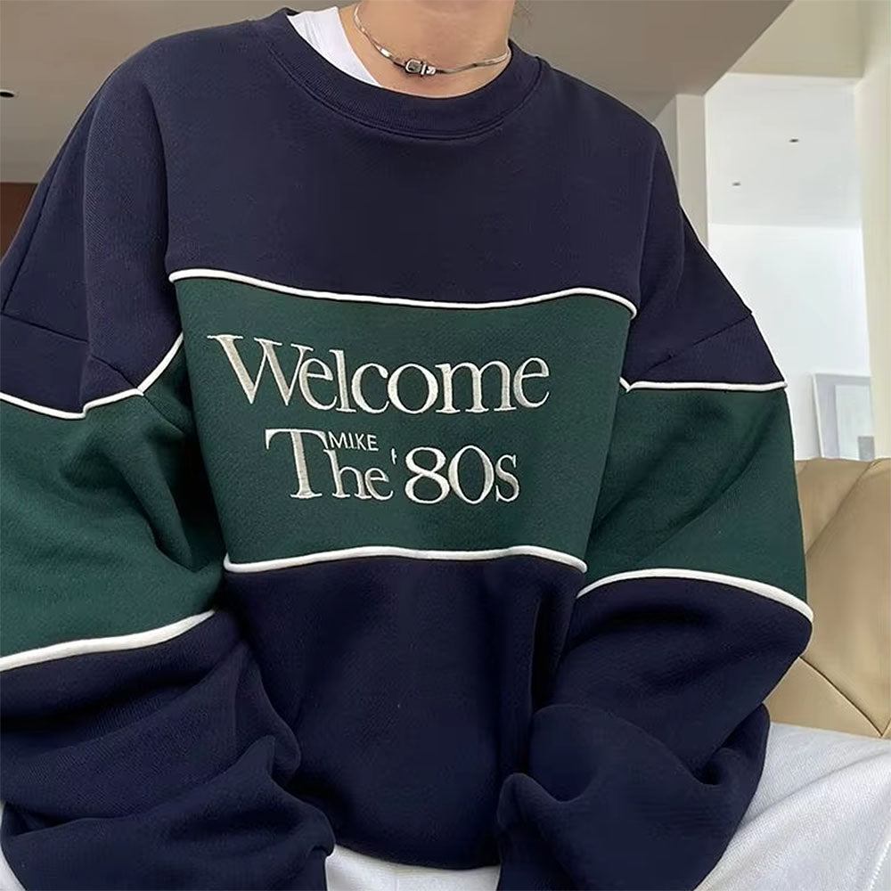 welcome the 80s sweatshirt boogzel clothing