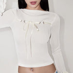 coquette knit top boogzel clothing
