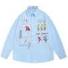 wildflowers embroidery shirt boogzel clothing