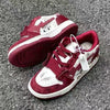 wine red cat sneakers boogzel clothing