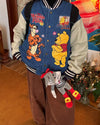 winnie pooh denim bomber jacket