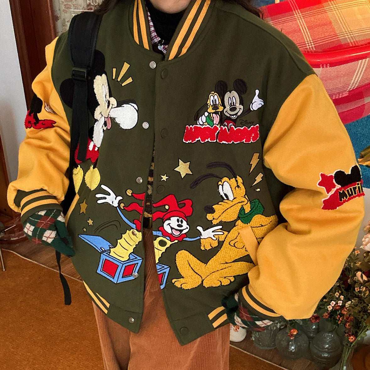 winnie-pooh-green-yellow-bomber-jacket