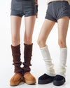 winter ribbed leg warmers boogzel clothing