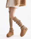 winter ribbed leg warmers boogzel clothing
