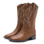 brown cowboy boots aesthetic, western boots women