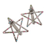 y2k silver star hair clips boogzel clothing
