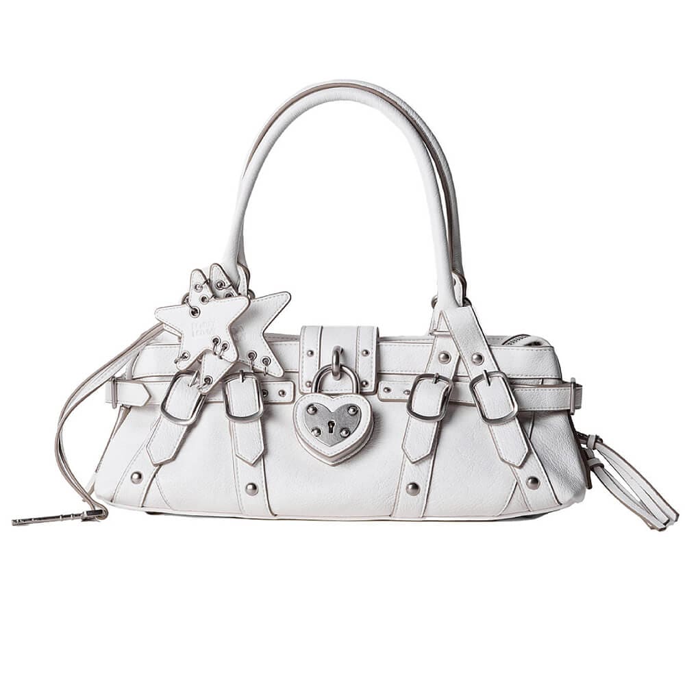 y2k heart lock shoulder bag boogzel clothing