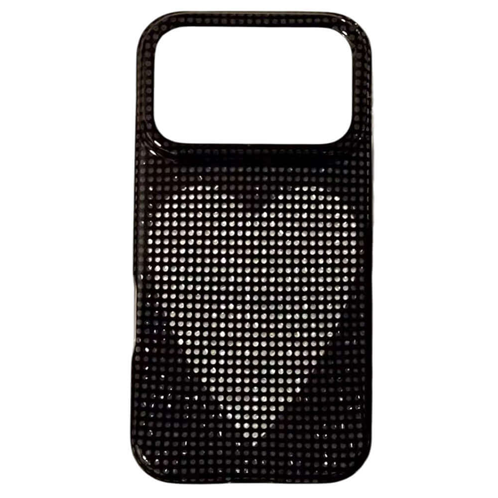 y2k heart rhinestone iphone case boogzel clothing