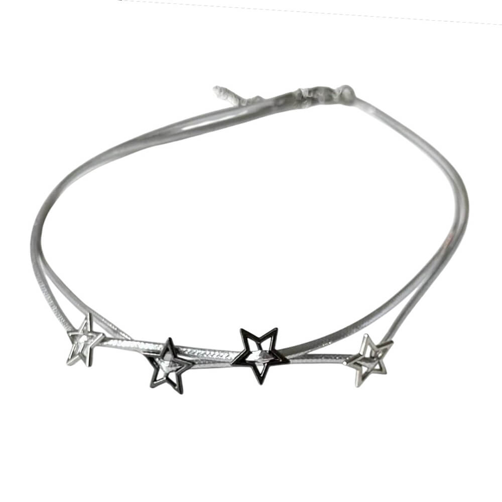 y2k layered choker necklace boogzel clothing