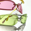y2k rimless sunglasses boogzel clothing