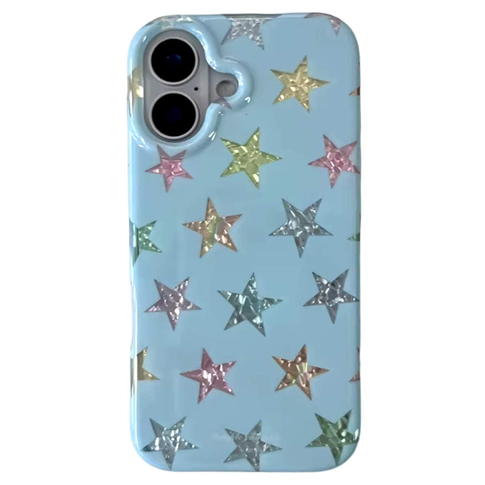y2k sparkle stars iphone case boogzel clothing