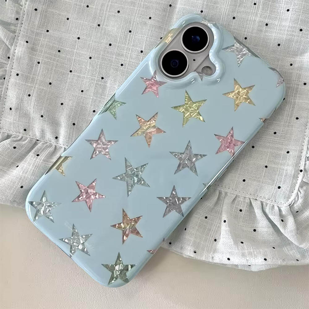 y2k sparkle stars iphone case boogzel clothing