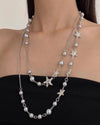 y2k star layered necklace boogzel clothing