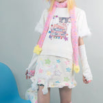 Y2K Star Fairy Fuzzy Scarf boogzel clothing