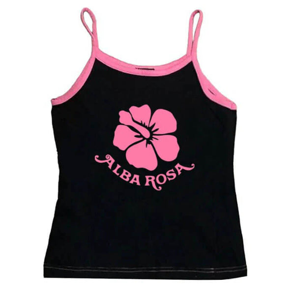 Y2K Alba Rosa Aesthetic Tank Top | BOOGZEL CLOTHING – Boogzel Clothing