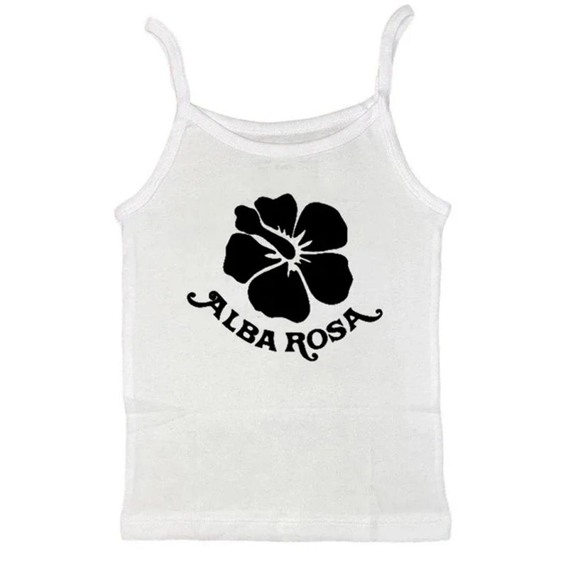 y2k alba rosa aesthetic tank top boogzel clothing