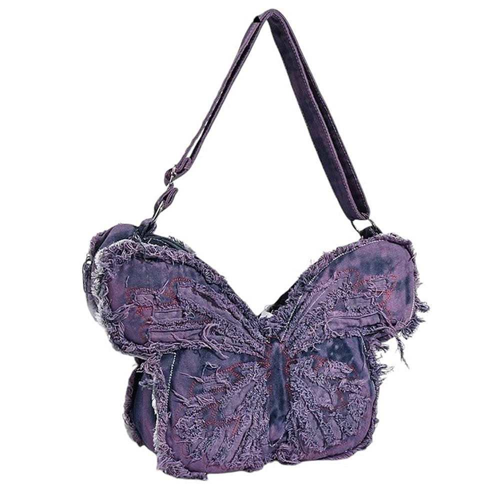 y2k butterfly shoulder bag boogzel clothing