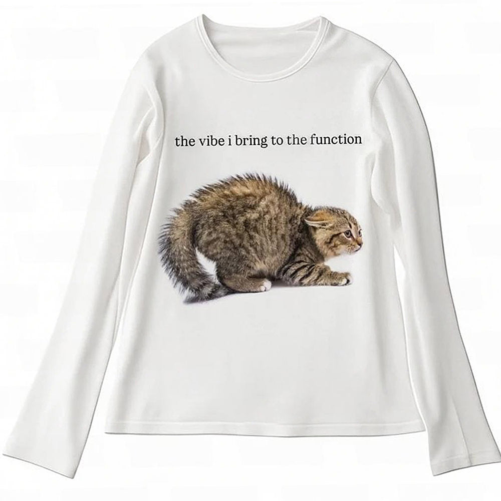 y2k cat vibe long sleeve boogzel clothing