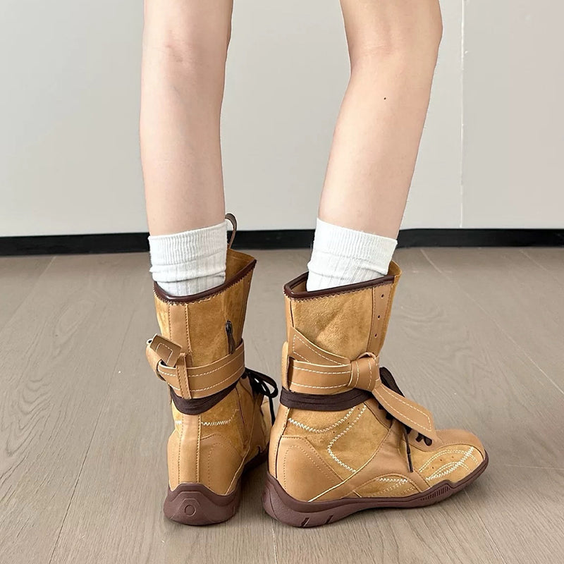 Y2K High Top Sneakers Boots Hybrid | BOOGZEL CLOTHING – Boogzel