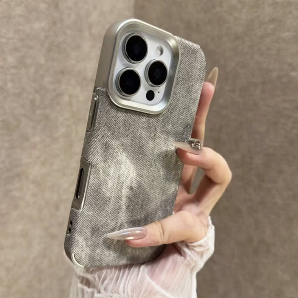 y2k jean texture iphone case boogzel clothing