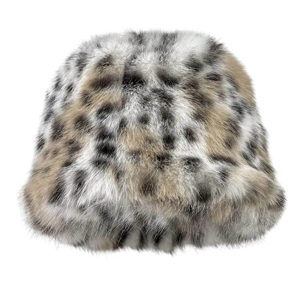 Y2K Leopard Fuzzy Bucket Hat | BOOOGZEL CLOTHING – Boogzel Clothing